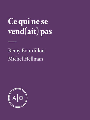 cover image of Ce qui ne se vendait pas